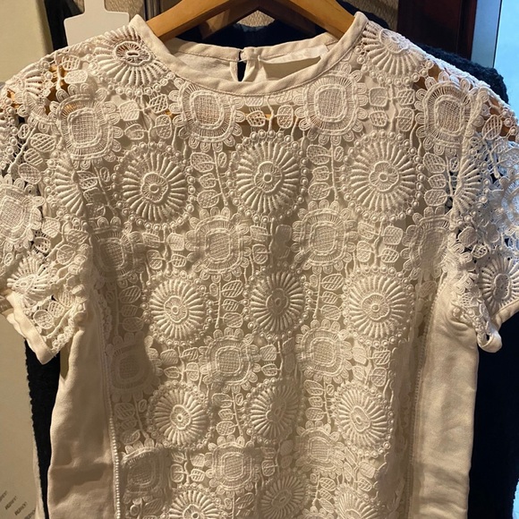 Chloe milk silk top size34 - Picture 2 of 5